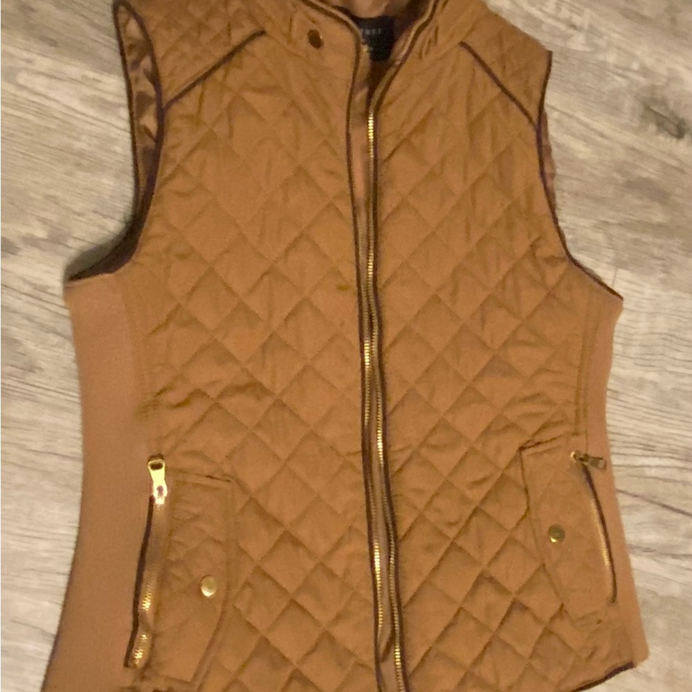 Quilted Brown Vest